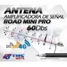 KIT Antena Amplificadora De Señal Road MiniPRO 60 Db Con Enrutador ZTE MF275u