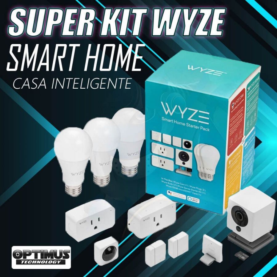 Kit Wyze Smart Home Accesorios Inteligentes Domótica Google Home, Amazon Alexa & IFTTT