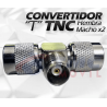 Conector "T" TNC Hembra   Macho x2