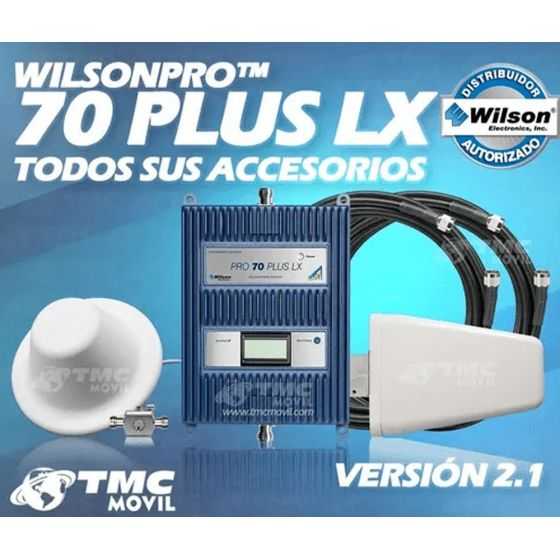 KIT Amplificador de señal WilsonPro 70 Plus L (460-127L) - Versión 2.1