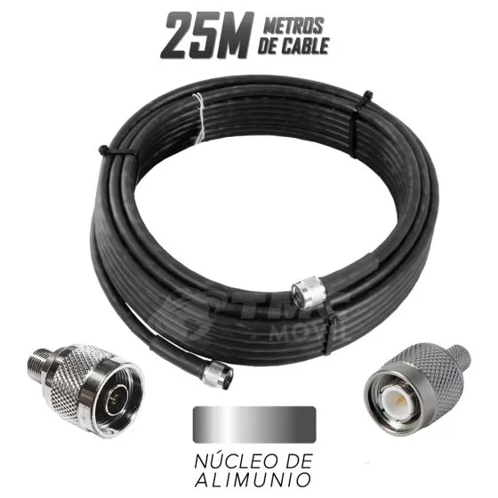 Cable LMR-400 Conectores...