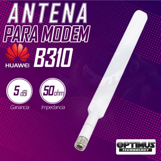 Antena 4g Modem Enrutador Huawei B310 Entrada SMA múltiples marcas ZTE Cisco etc