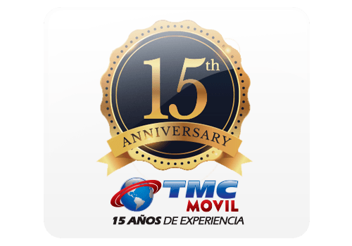 15 de Años de Experiencia TMC MOVIL Chile
