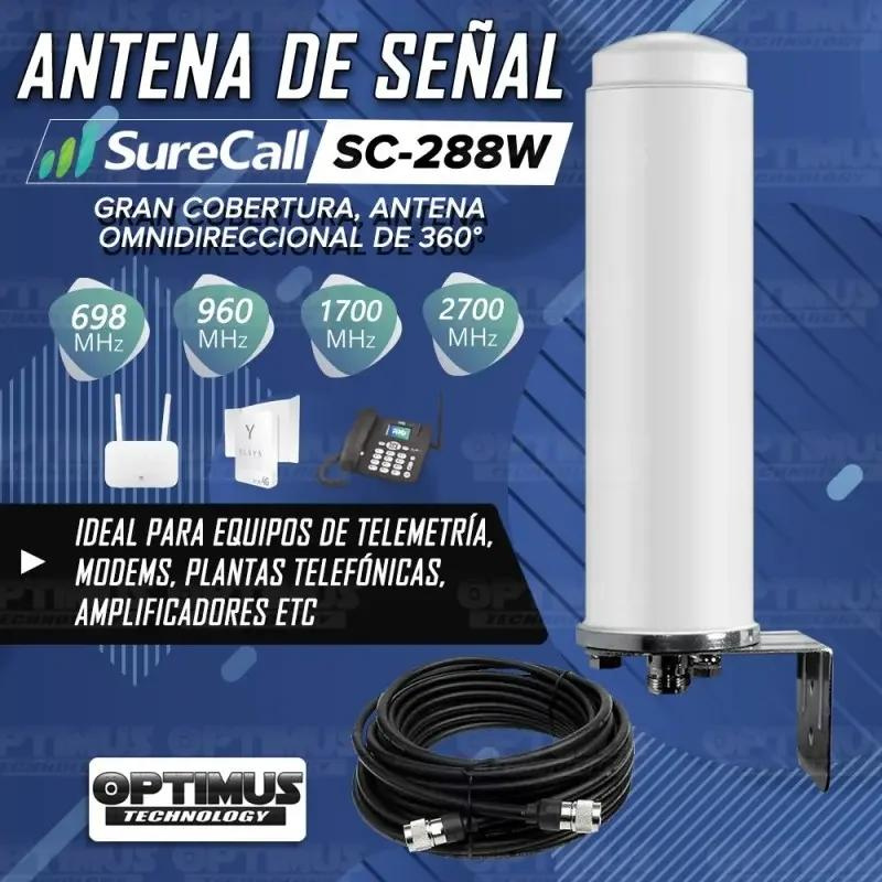 ANTENA AMPLIFICADORA DE SEÑAL OMNIDIRECCIONAL SURECALL SC-288W