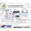 ANTENA YAGI 60DB ROAD PREMIUM AMPLIFICADORA DE SEÑAL