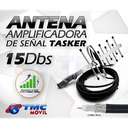 ANTENA AMPLIFICADORA YAGI TASKER 15DB (CABLE RG-6)