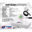 ANTENA AMPLIFICADORA YAGI TASKER 15DB (CABLE RG-6)