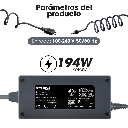 Cargador Starlink Gen 3 (Versión 4 V4) adaptador de CA de 195 W para Starlink, repuesto, cargador de Antena Estandar Starlink V4