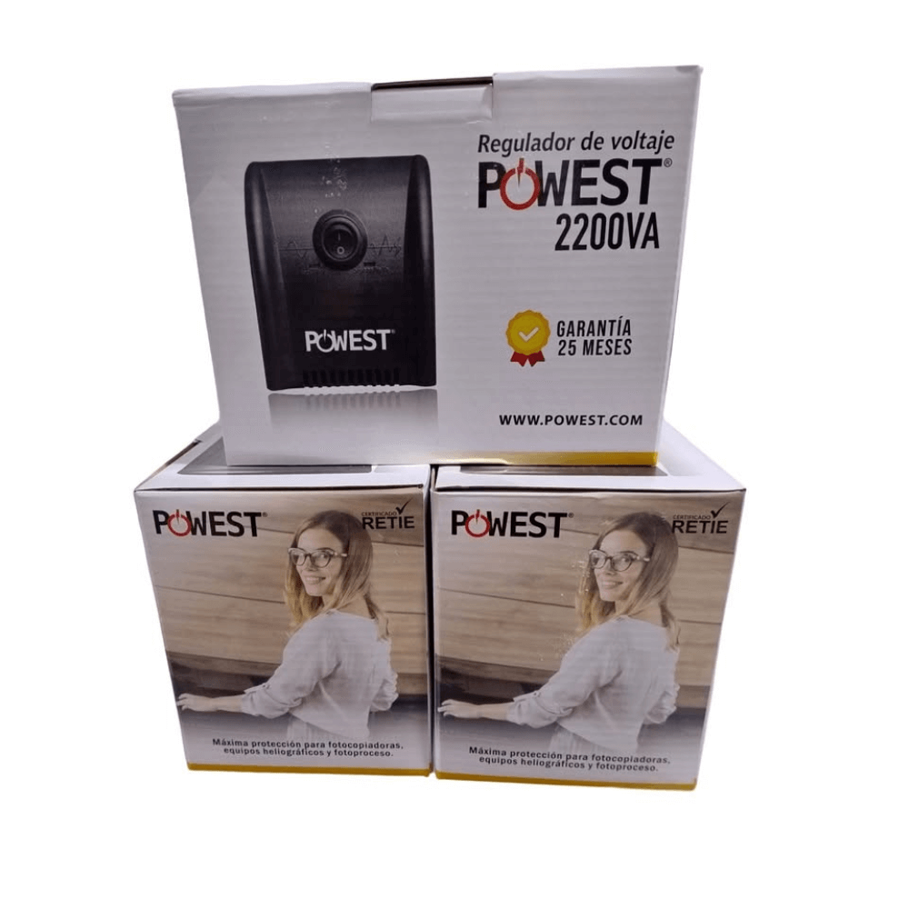 REGULADOR DE VOLTAJE POWEST 2200 VA