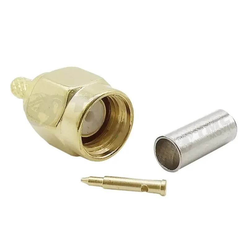 CONECTOR SMA MACHO RG-58 TMC MOVIL® COLOMBIA PONCHAR (CRIMP)