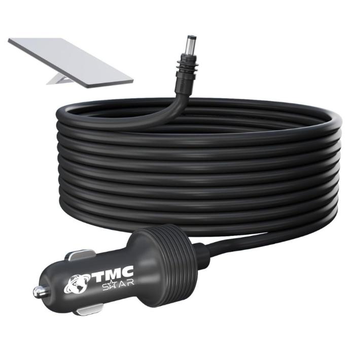 Cable Cargador de Cigarrera de 5 Metros para Starlink Mini | 12V-48V para Vehiculos Camiones o Camionetas