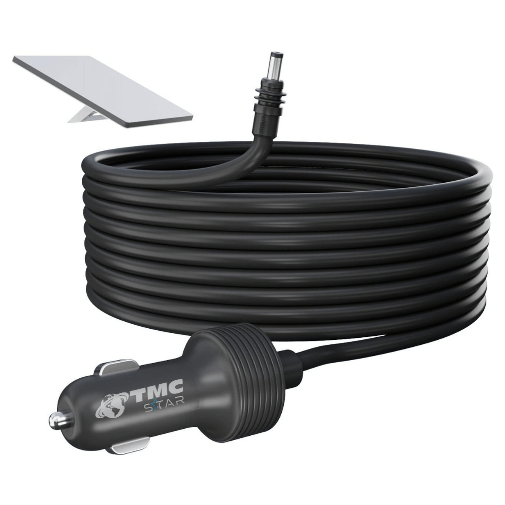 Cargador de Cigarrera para Starlink Mini de 5 Metros Extensor de Calidad con Soporte de 24V-48V para Vehiculos Camiones