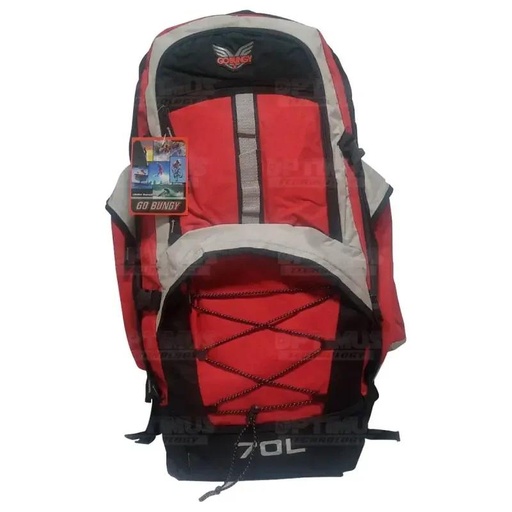 [MCHRG70L] MALETA MOCHILA OPTIMUS TRAVELS 70L (ROJO Y GRIS)